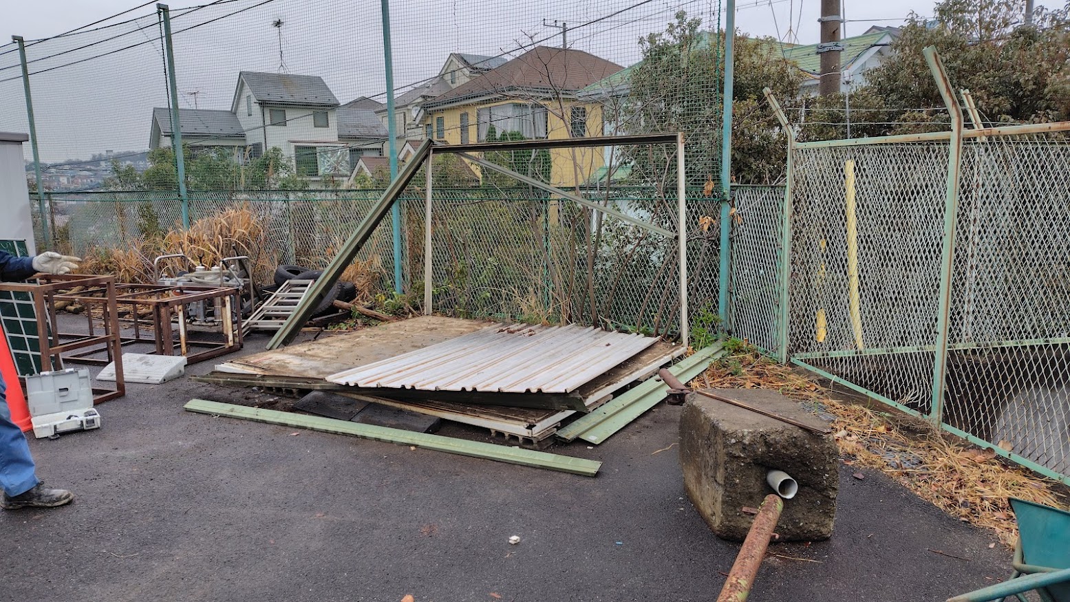 2025/12/26の解体状況：解体の様子