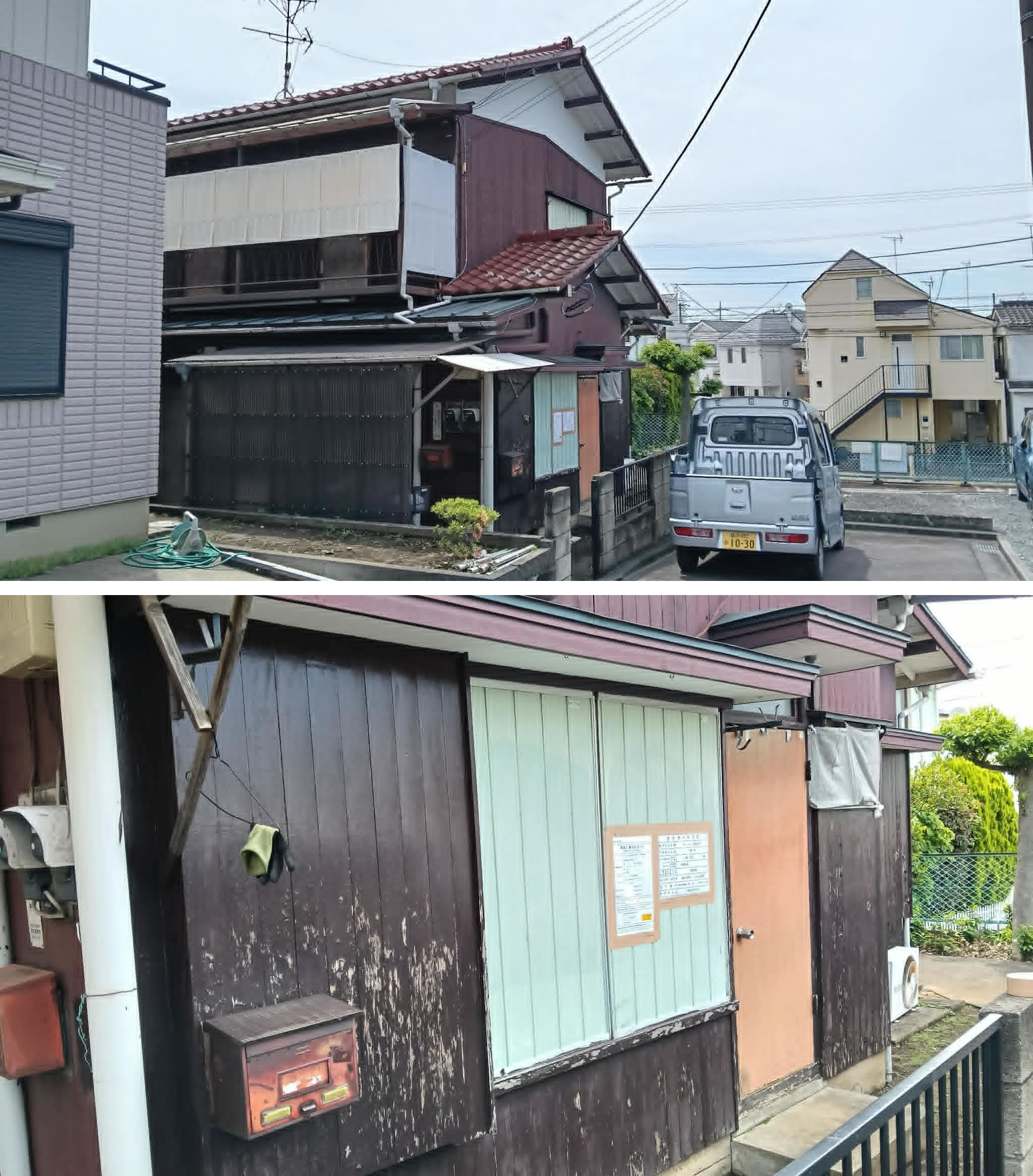 2026/07/06の解体状況：近隣周知、看板設置