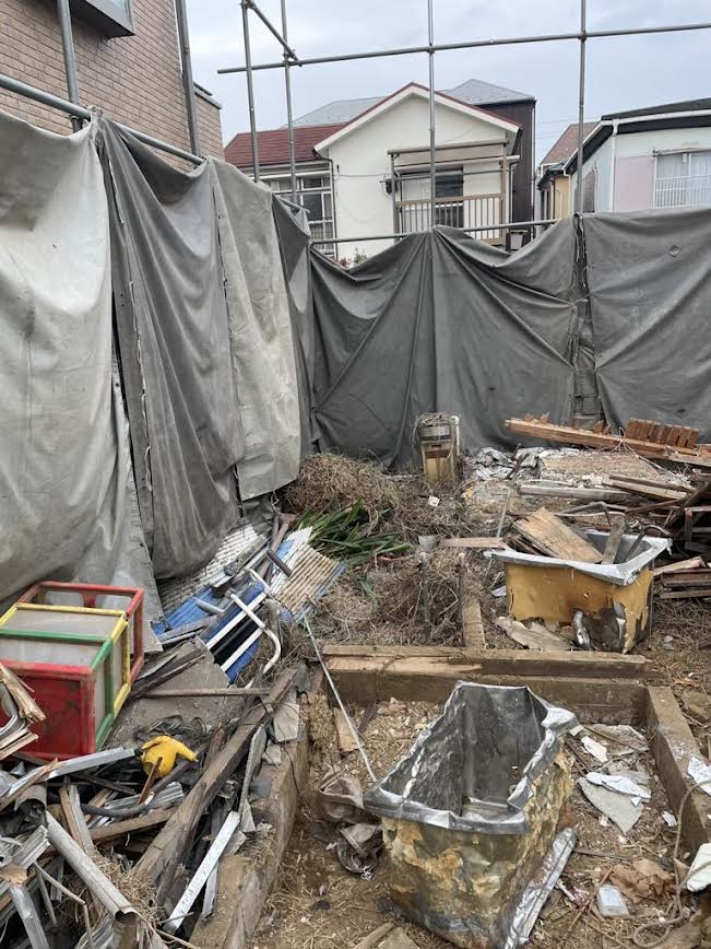 2025/04/02の解体状況：分別状況