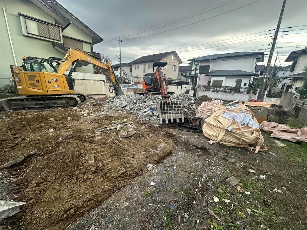 2026/03/20の解体状況：基礎解体