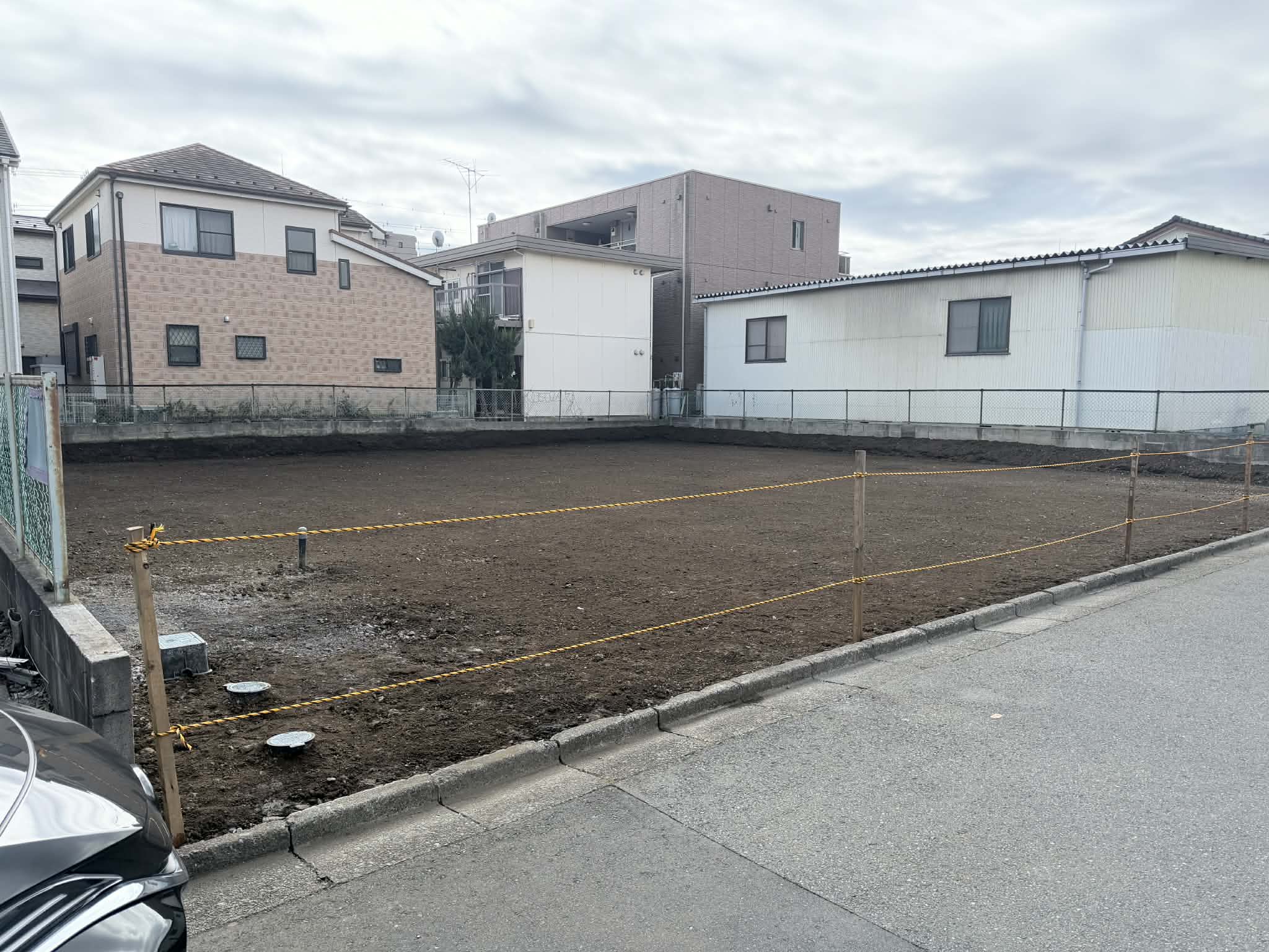 2025/12/22の解体状況：掘削スケルトン→整地完了