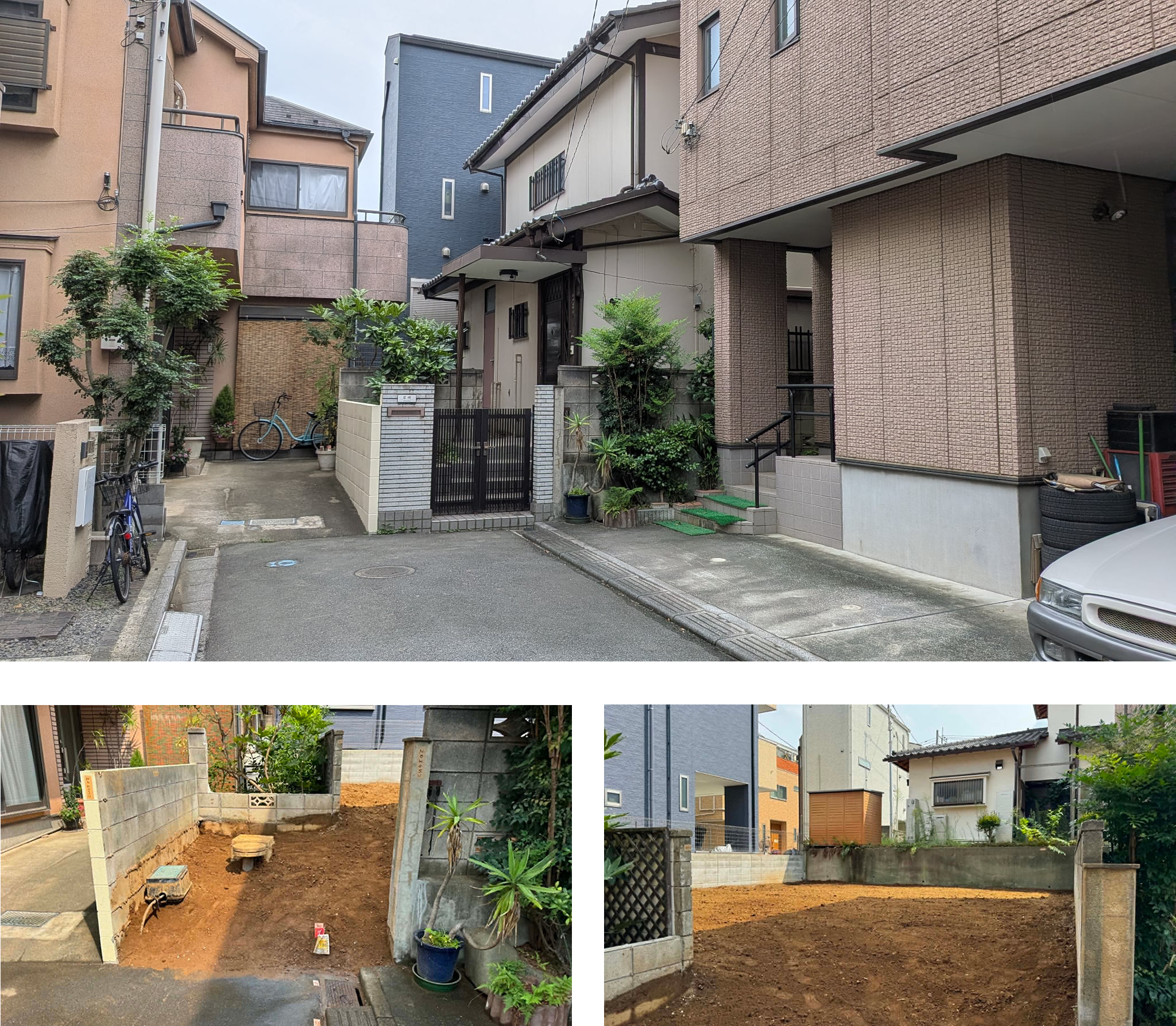難易度：★★★★☆<br>住宅解体：軽量鉄骨造瓦葺き２階建て（パネル貼り、ヌノ基礎）＋外壁アスベストレベル３除却／埼玉県さいたま市浦和区