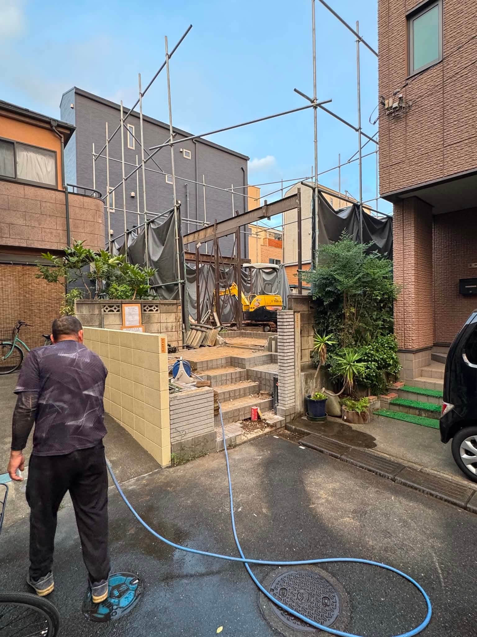 2026/09/14の解体状況：毎日の清掃状況