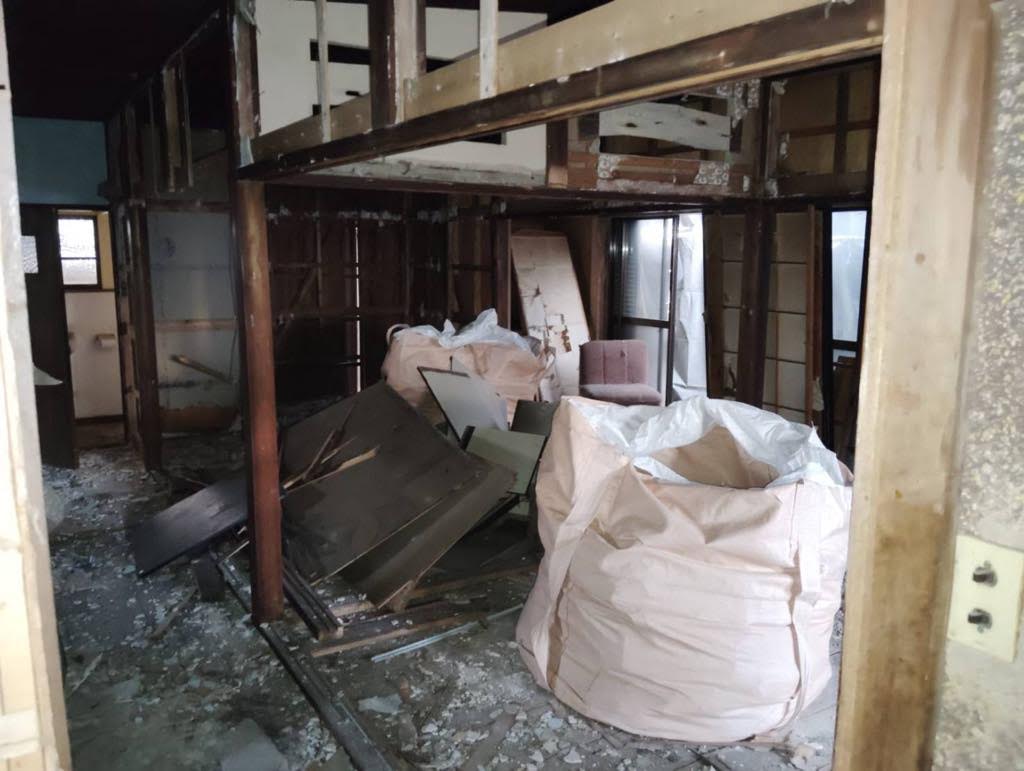 2025/02/24の解体状況：内装解体状況