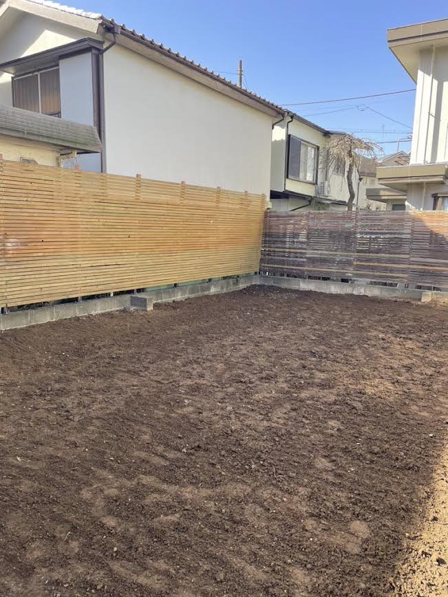 2025/02/14の解体状況：スケルトン掘削、整地完了