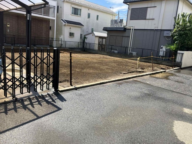 2025/10/20の解体状況：整地完了