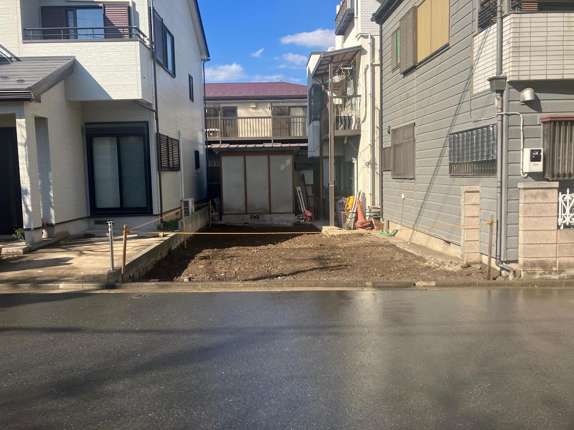 2025/03/21の解体状況：整地完了