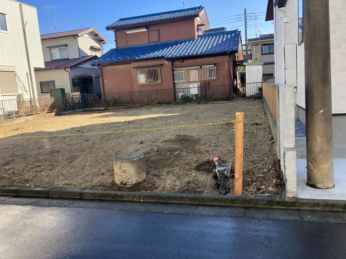 2025/02/15の解体状況：スケルトン掘削、整地