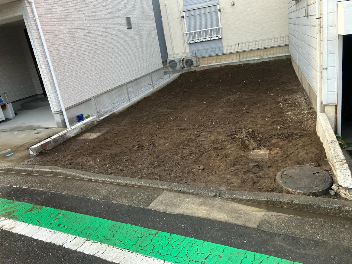 2025/11/01の解体状況：整地完了