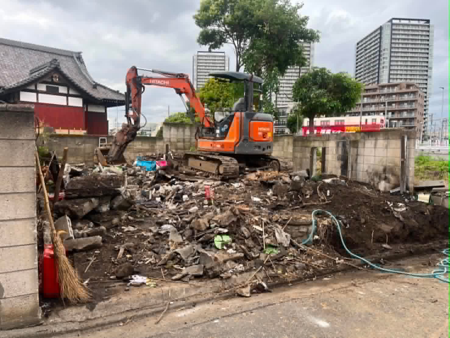 2026/06/19の解体状況：基礎撤去