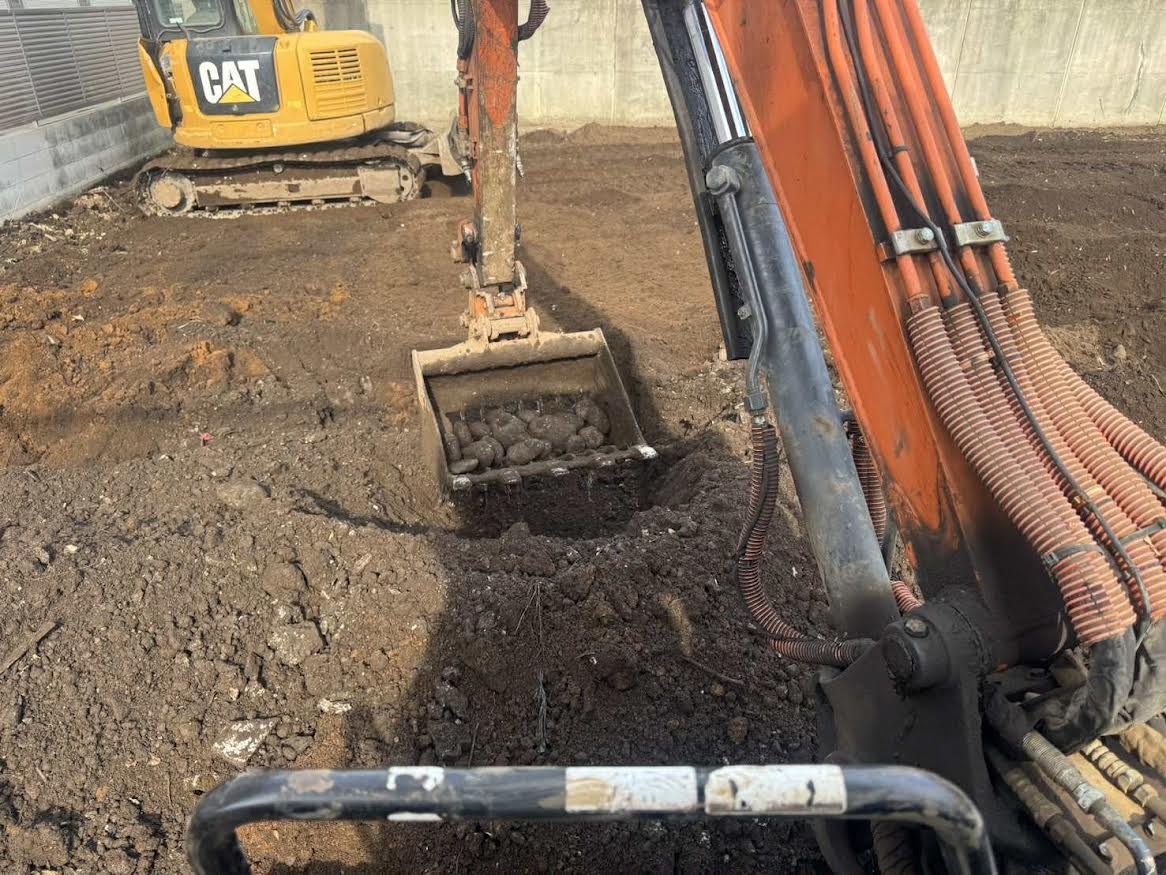 2026/02/06の解体状況：掘削スケルトン