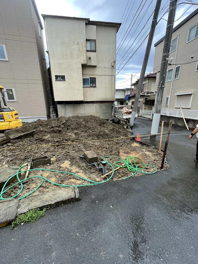 2026/05/18の解体状況：RC製浄化槽撤去、擁壁撤去