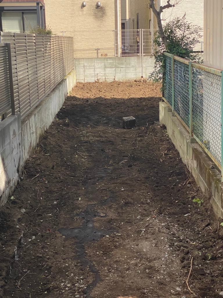 2025/03/31の解体状況：整地完了