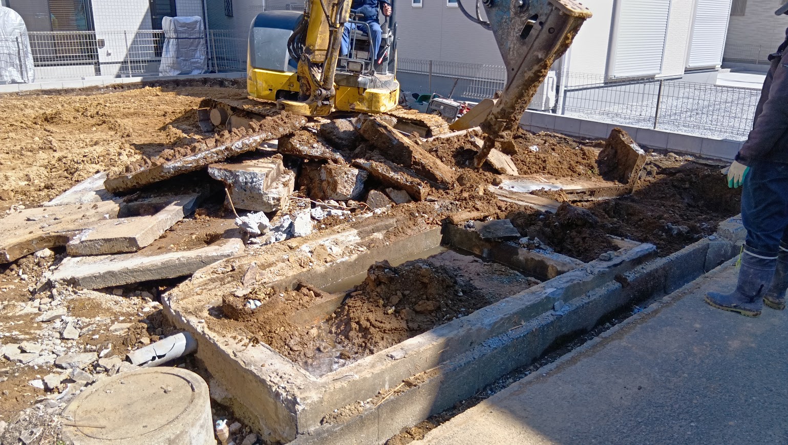 2025/03/10の解体状況：撤去状況