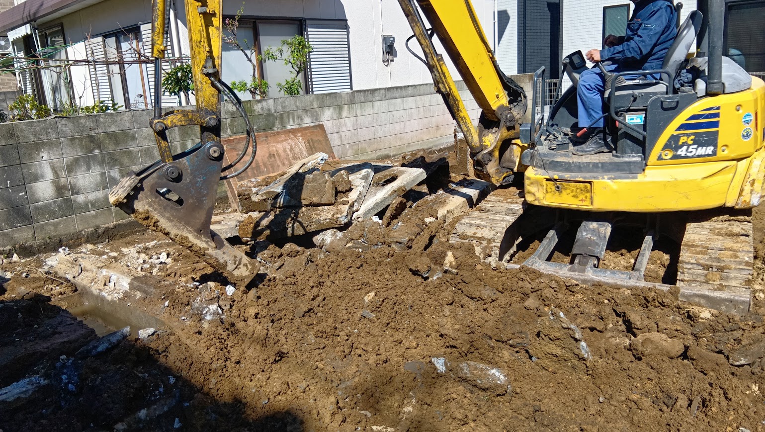 2025/03/10の解体状況：撤去状況