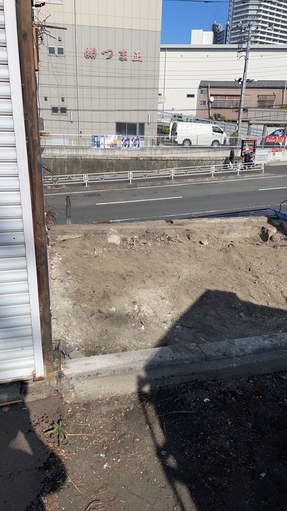 2025/03/03の解体状況：ピン基礎撤去