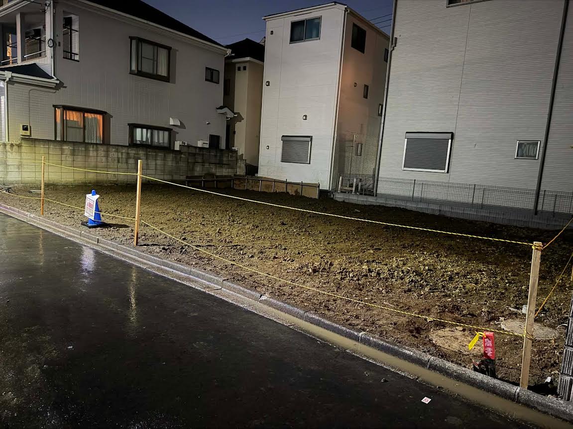 2026/07/18の解体状況：整地、トラロープ→完工