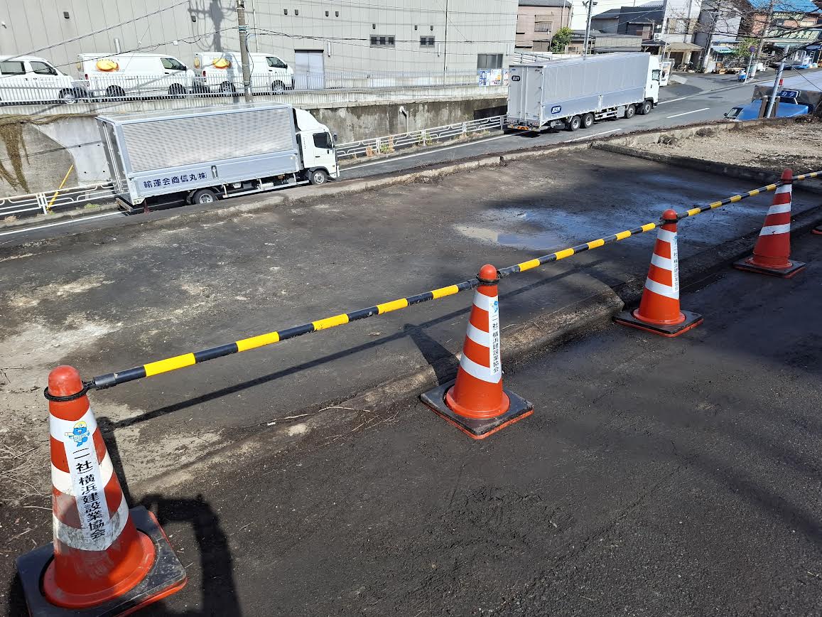 2025/03/20の解体状況：整地完了